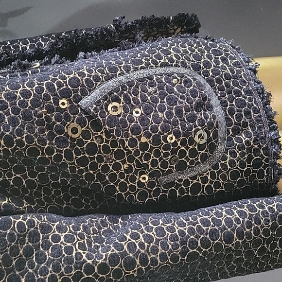 VintageYak Magik Gold & Black Elegant Reversible Open Blazer Jacket Size L - Picture 6 of 13